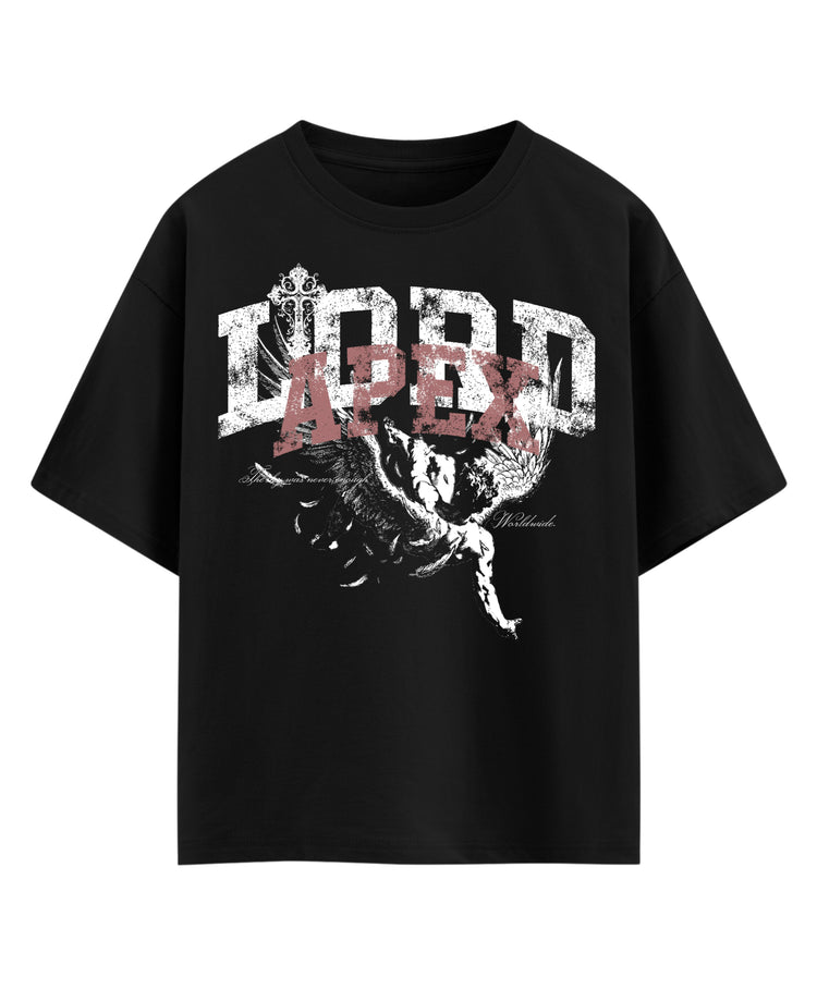 Black Oversized T-shirt Front Design