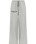 Grey Cotton Joggers Front Design