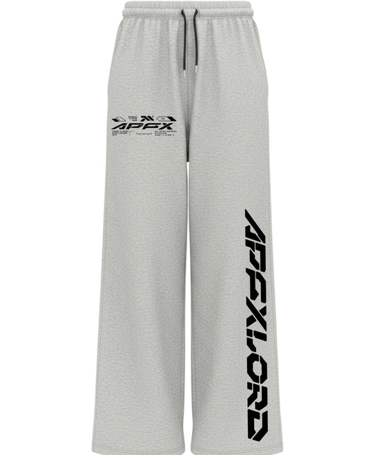Grey Cotton Joggers Front Design