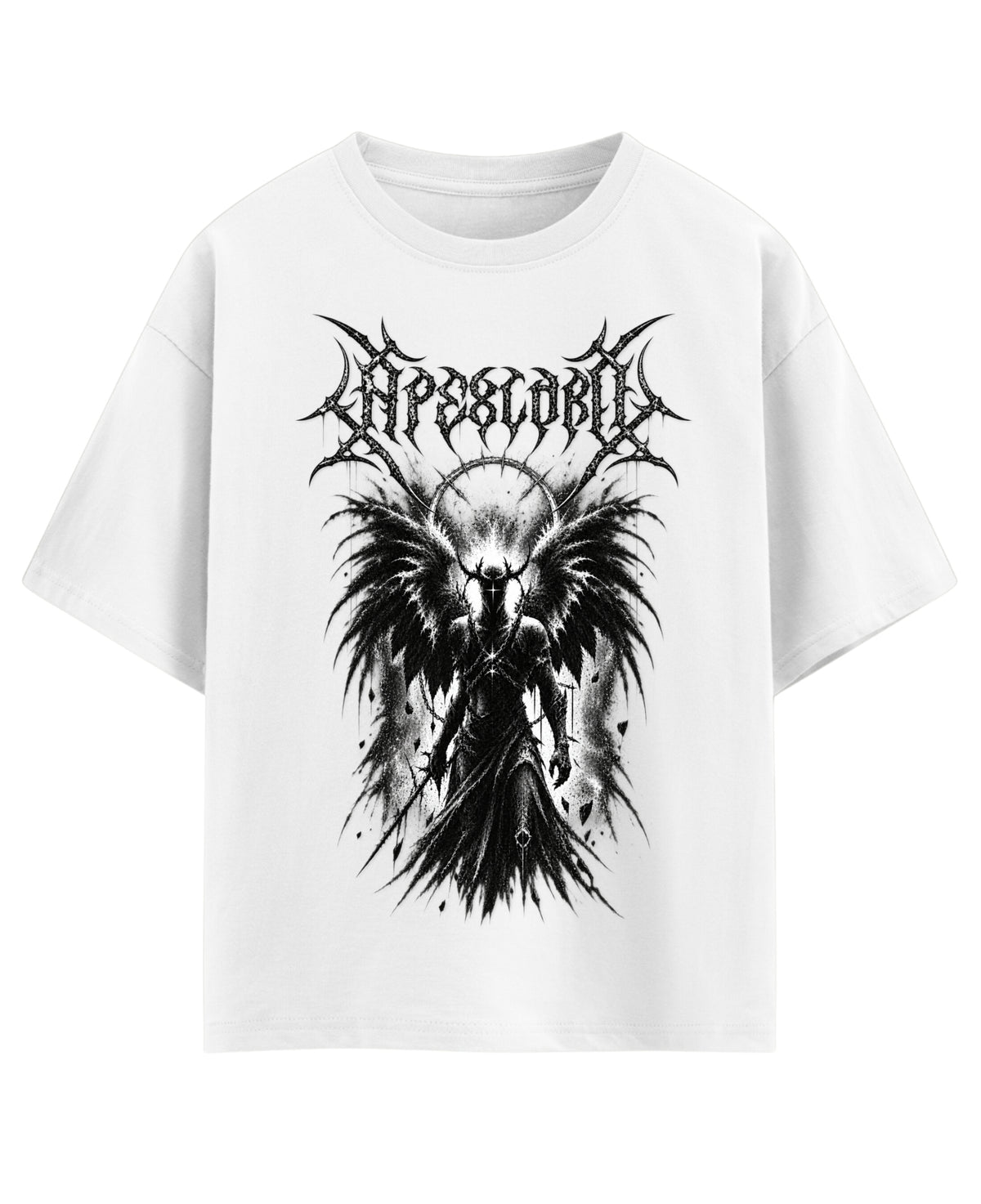White Oversized T-shirt Front Design