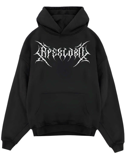 Black Oversized Hoodie Front Design