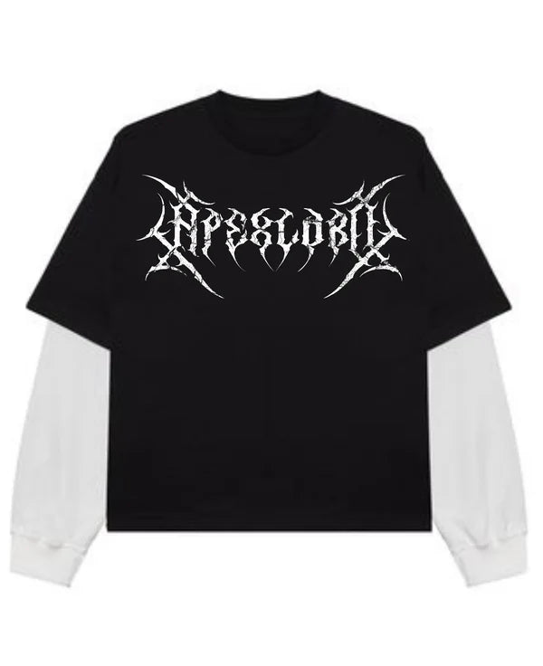 sigil oversized attached sleeve tee